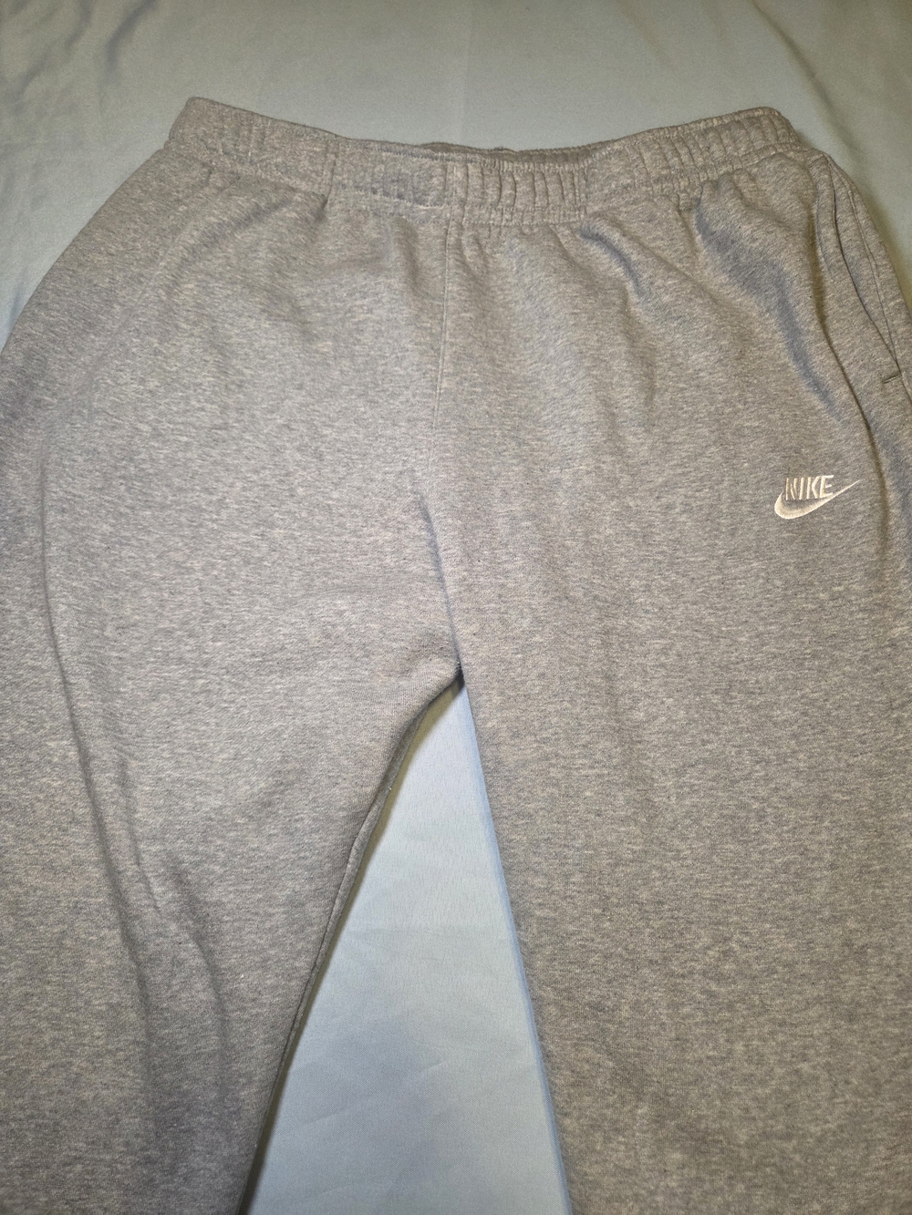 Nike Gray Sweatpants XXL Fleece Lined Joggers Athletic Swoosh